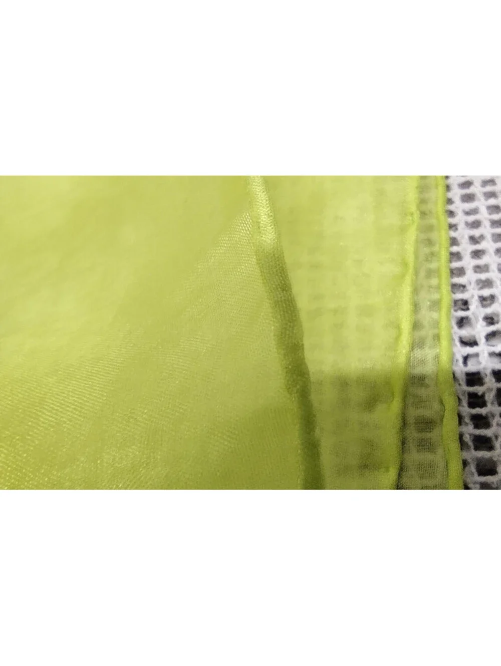 Vintage 1950s 40s PURE SILK HANDKERCHIEF SCARF Neon Chartreuse Vibrant Japan 50s